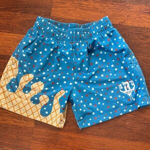 Baseball Lifestyle 101 blue ice cream shorts